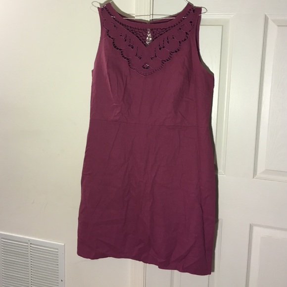 LOFT Linen Lace dress