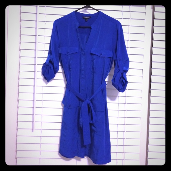 Express button down shirt-dress