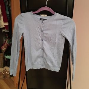 Gap kids light blue cardigan