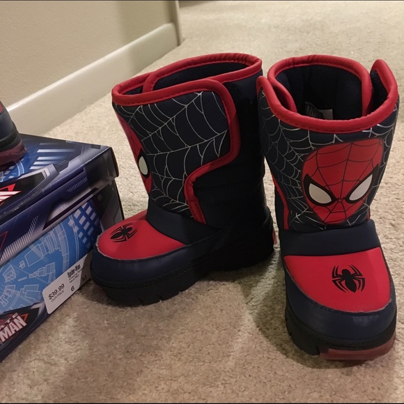 spiderman snow boots