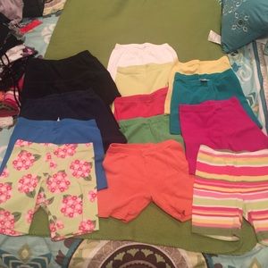 Gymboree Girls Biker shorts 14 pieces