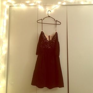 Stunning Formal Black Lace Eliza J Dress