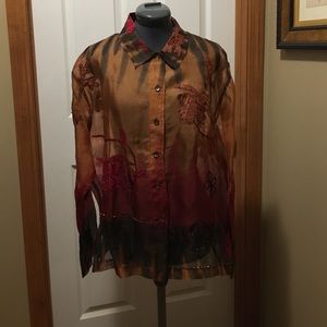 Chico's 100%silk top