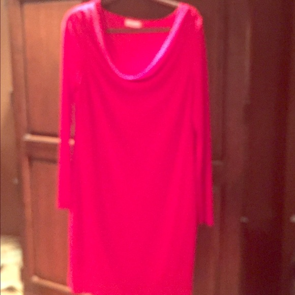 Woman's Red Dress