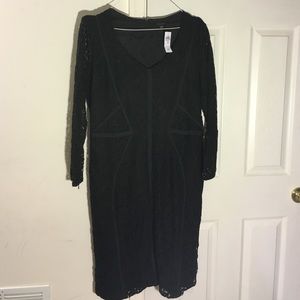 Ann Taylor Little Black Lace dress