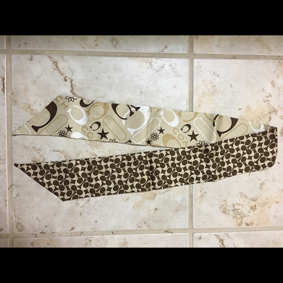 Coach scarf commonly used on purses (Brand new)