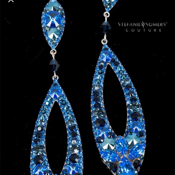 Pageant earrings. Worn for 10 minutes in a pageant