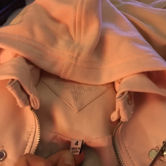 Girls Jacket with detachable hood - Picture 3 of 4