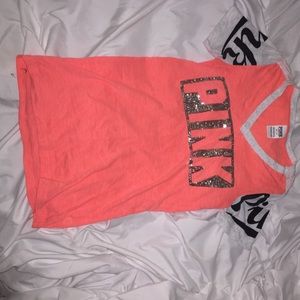 A Victoria's Secret PINK t-shirt