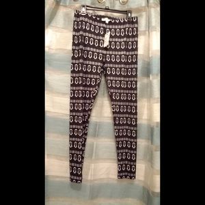 NWT! Black and white penguin leggings
