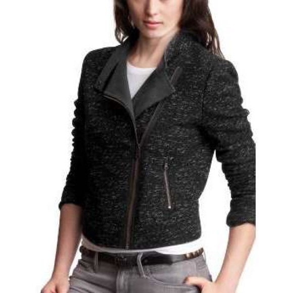Gap Tweed Moto Jacket