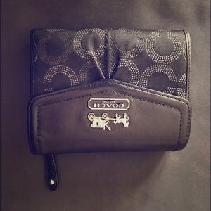 genuine leather coach wallet