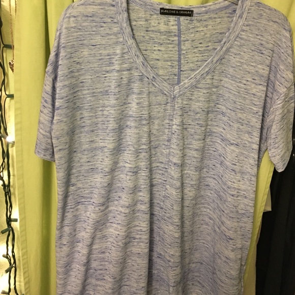 Heather blue t shirt
