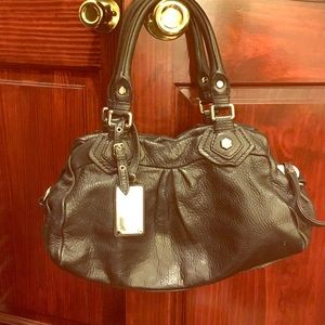 Marc by Marc Jacobs black leather satchel