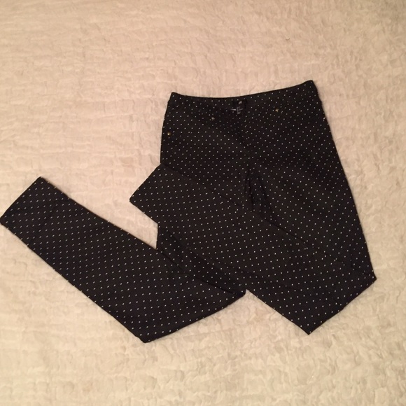 Polka dot H&M jeggings size 6