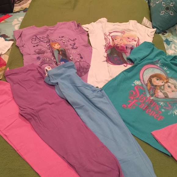 Disney Frozen 7 piece set $25 sizes 7/8