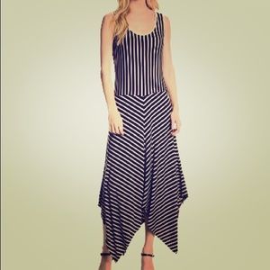 Calvin Klein Collection Stripe Maxi Dress