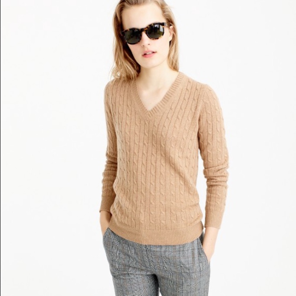 J. Crew cable knit sweater