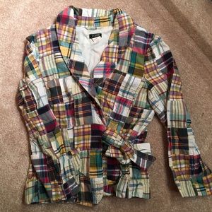 J. Crew multi-colored blazer. NWOT.