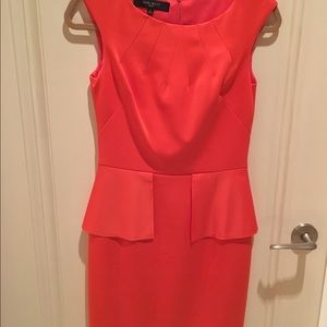 Size 2 Nine West peplum Coral dress