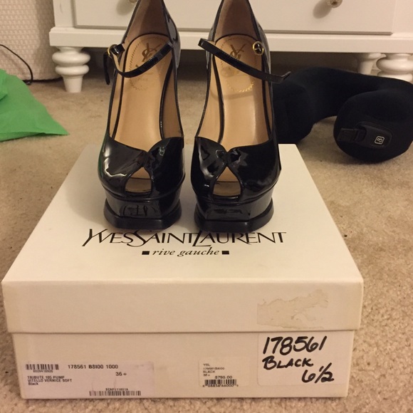 Gorgeous YSL patent leather heels