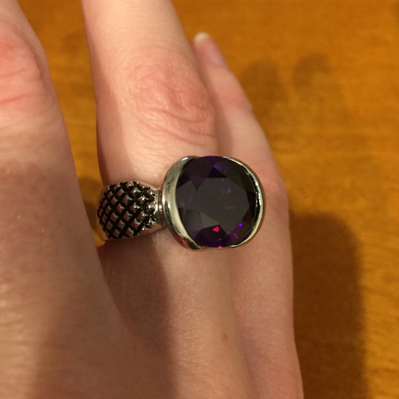 Lia Sophia Purple Gem Ring