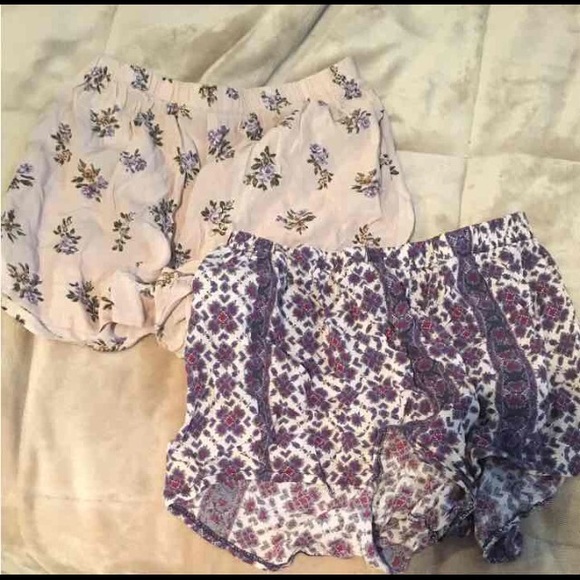 Bundle Brandy Melville floral // tribal shorts - Picture 1 of 1