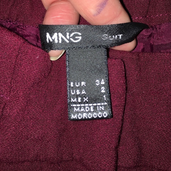MNG SUIT / Burgundy Mini 😍 - Picture 2 of 4