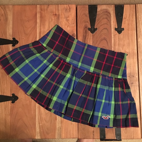 Hollister Plaid Short Skirt