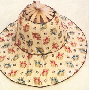 Cute Wooden Asian Design Gardening Sun Hat