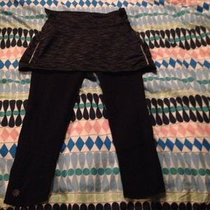 Athleta skirt with connected leggings