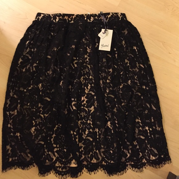Lace skirt to match crop top