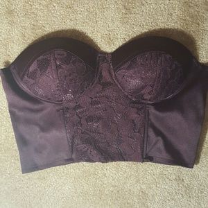 Strapless Bustier Crop Top