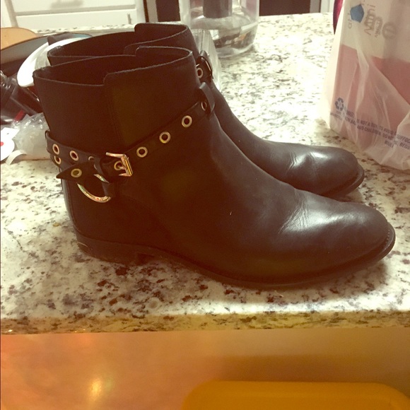 DVF Leather Ankle Boots, Flat Heel - Picture 1 of 4