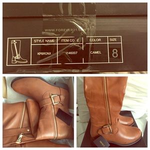 Tan Rider Boots