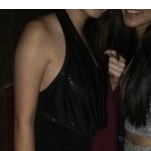 Black sparkle crop top - Picture 3 of 3