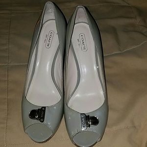 COACH  peepToe heels