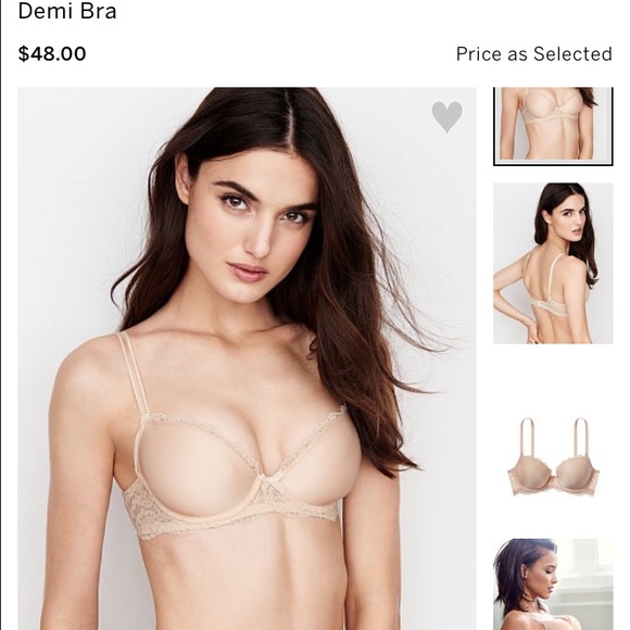 VS Champagne Demi bra