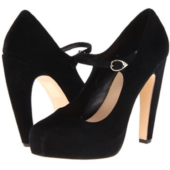 DV by Dolce Vita Shoes - Dolce Vita Black Demi Mary Jane Pump, size 7.5