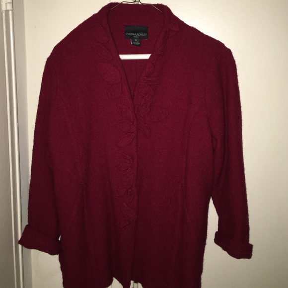 Red Wool Blazer/Jacket