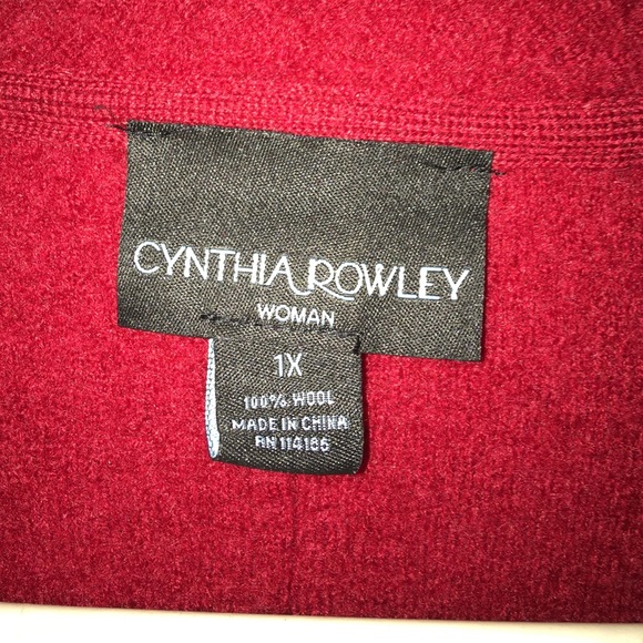 Red Wool Blazer/Jacket - Picture 2 of 4