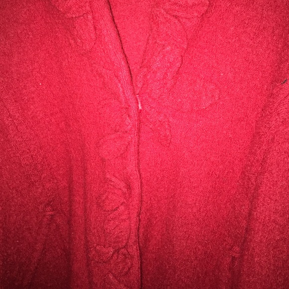 Red Wool Blazer/Jacket - Picture 4 of 4