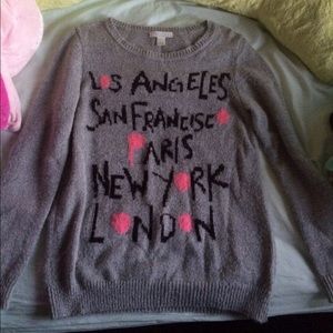 Forever21 Grey sweater