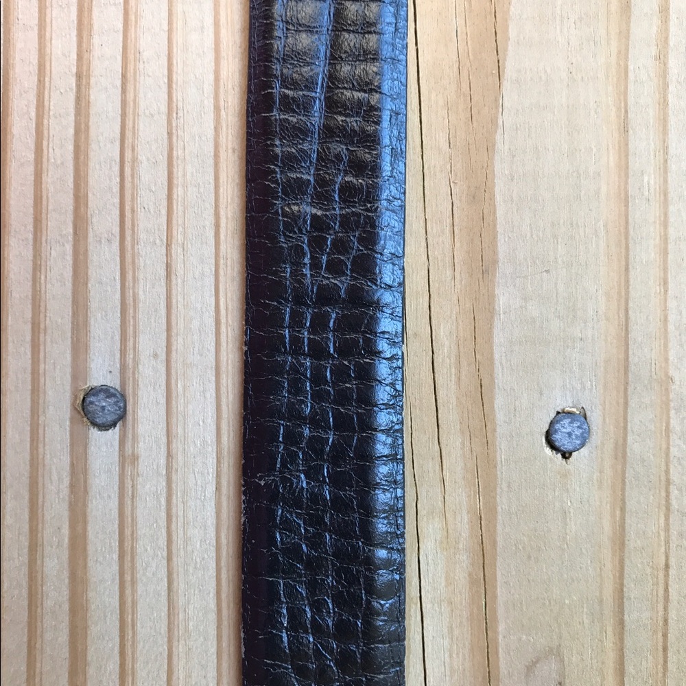 Genuine Leather Alligator Belt - Picture 2 of 4