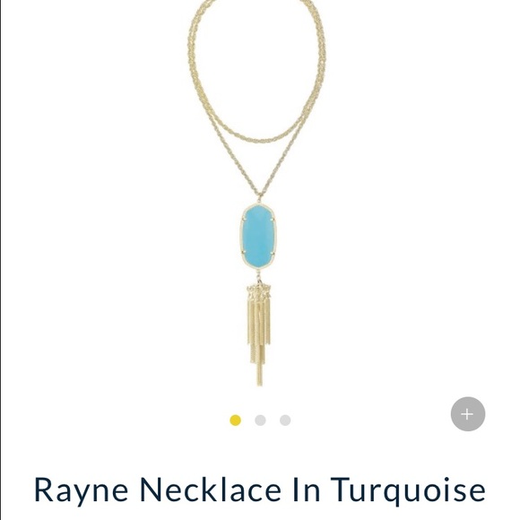 Kendra Scott turquoise tassel necklace