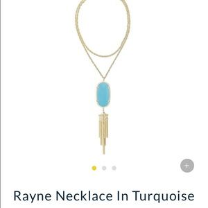 Kendra Scott turquoise tassel necklace