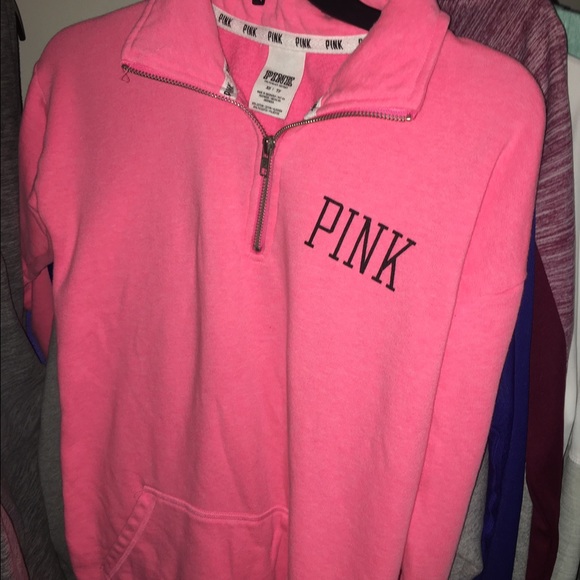 💓VS Pink half zip💓