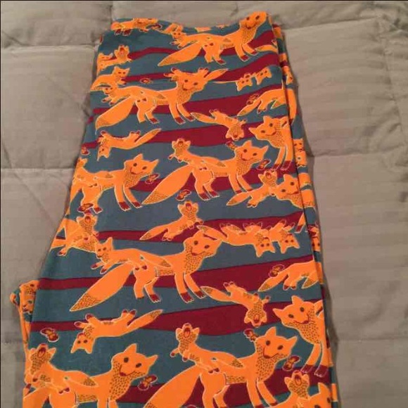 Lularoe foxes leggings tc