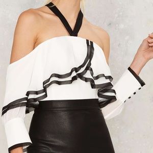 Nasty Gal Matador Off-The-Shoulder Top