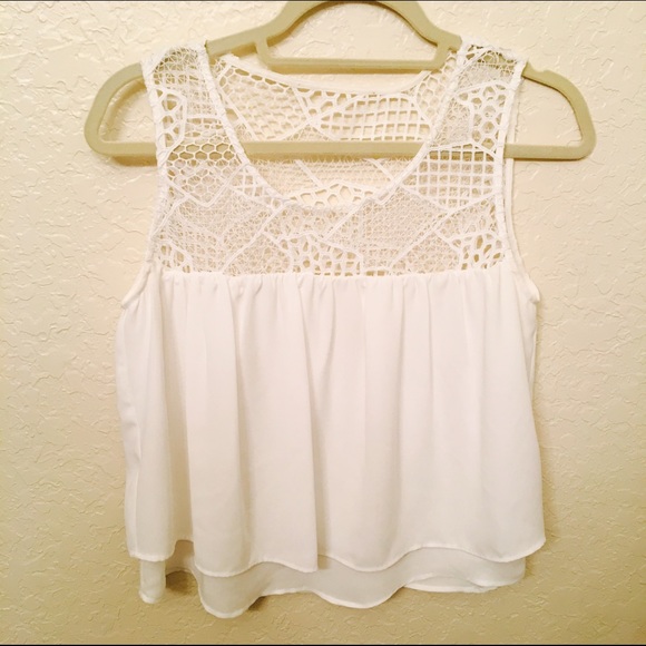 Zara Double layer crop top